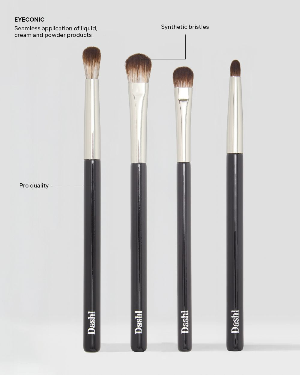 EYE-CONIC 4-piece brush set