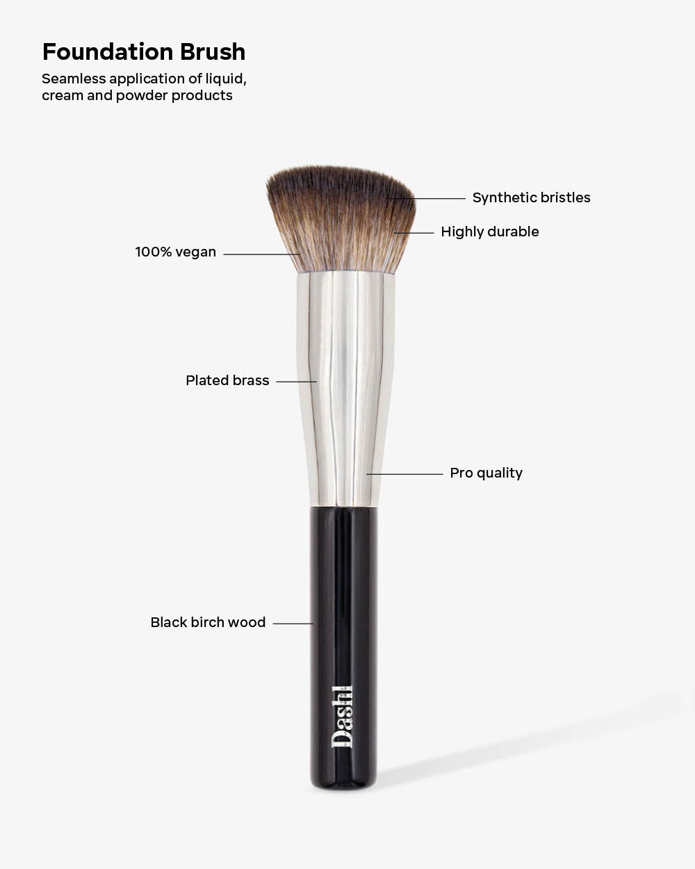Angled Foundation Brush F5
