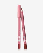 Two pink lip pencils with a visible brand name on a white background